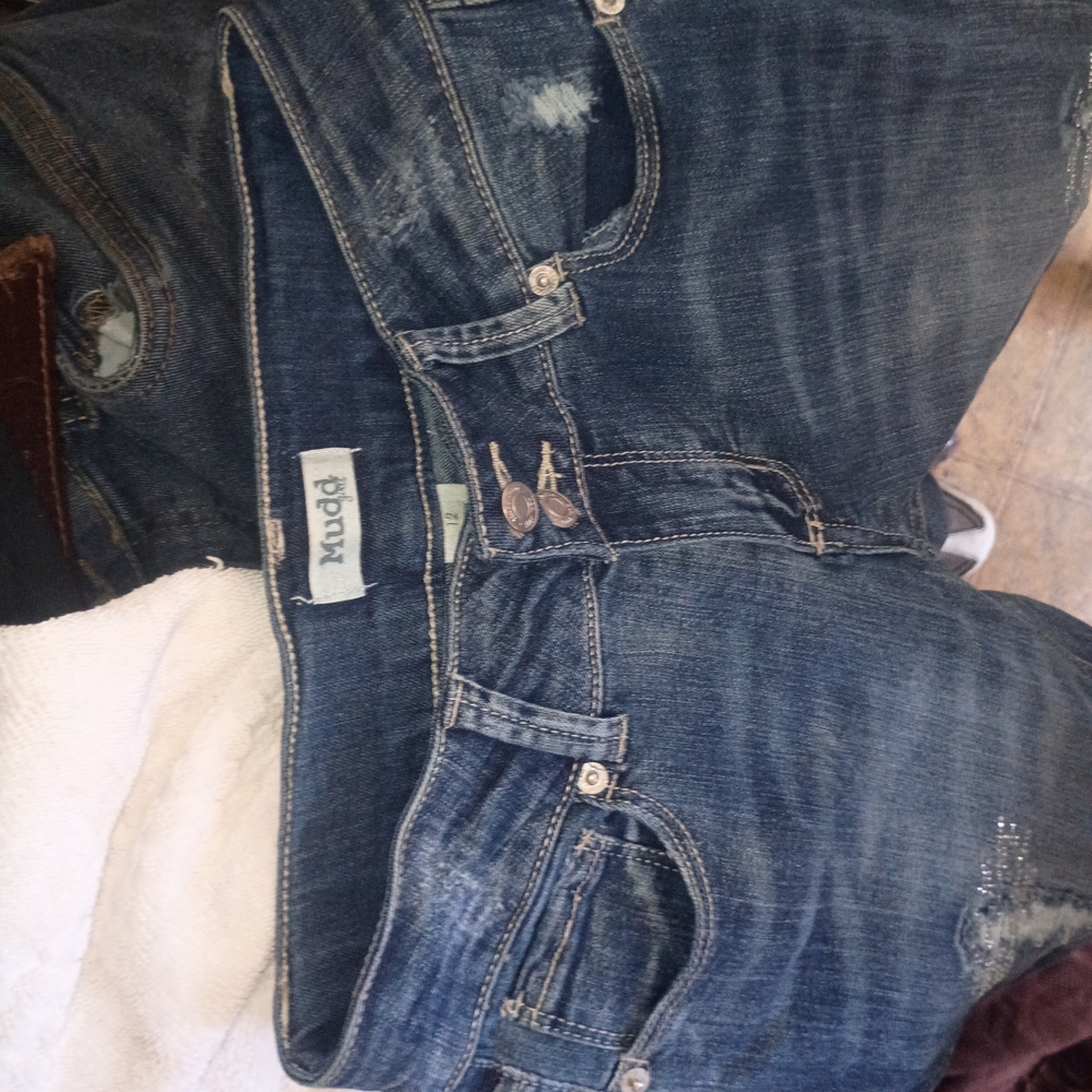 Mudd Distressed Blue Jeans